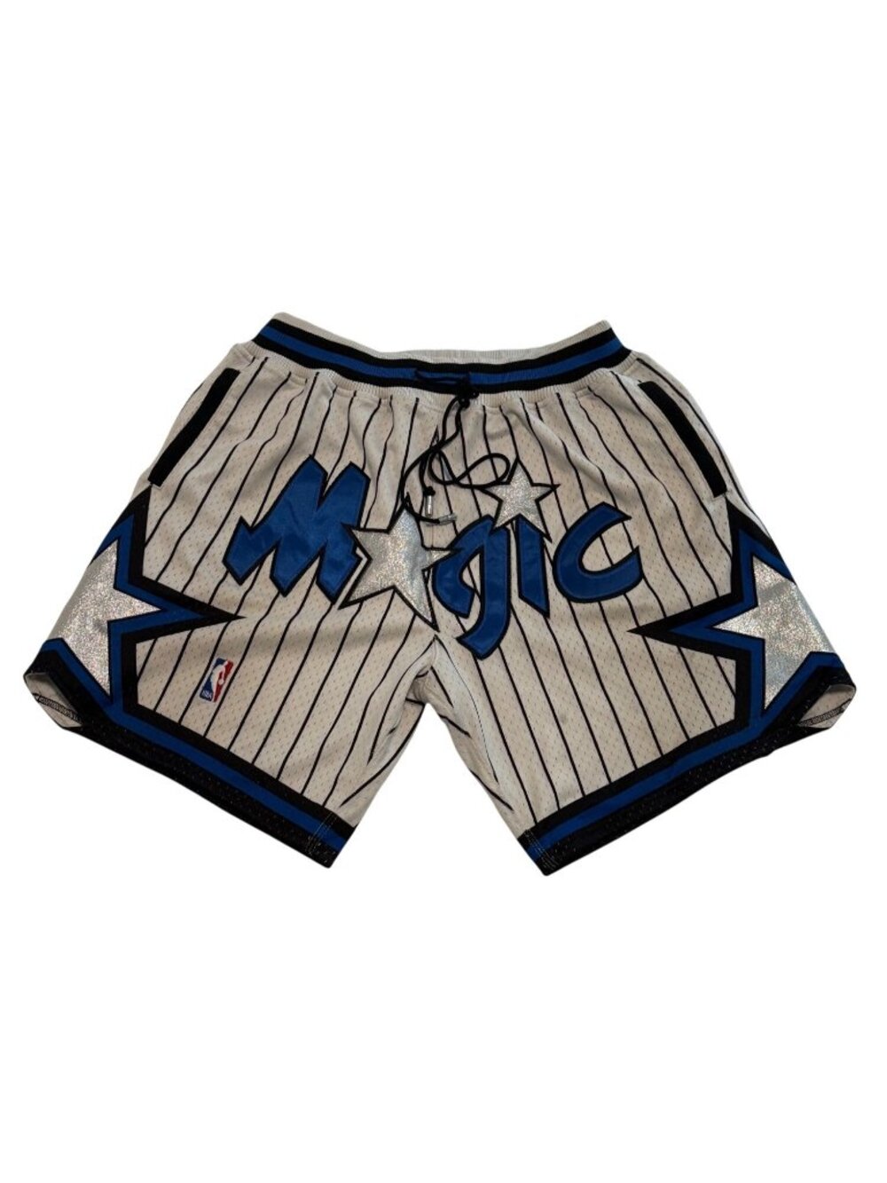 Just Don Orlando Magic 1992-93 Pinstripe Basketball Shorts M USA